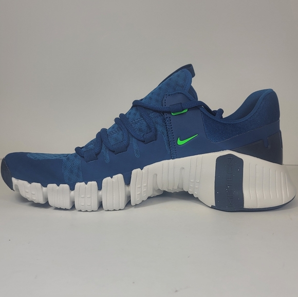 Nike Free Metcon 5 Court Blue Mens Size 9.5 Training Shoes DV3949-401 Sneakers - Picture 3 of 11